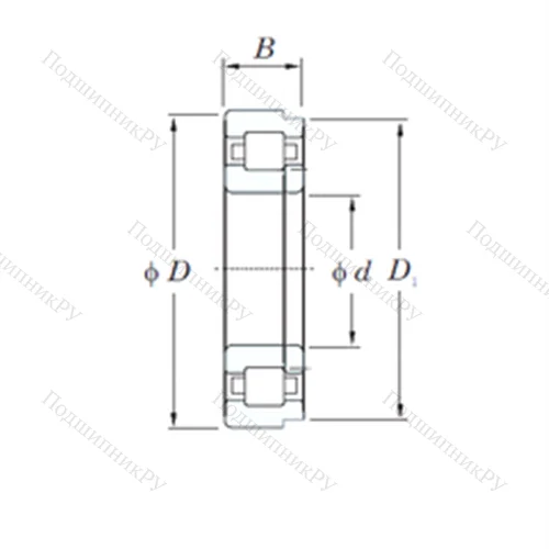 Подшипник роликовый радиальный NUP 2315R