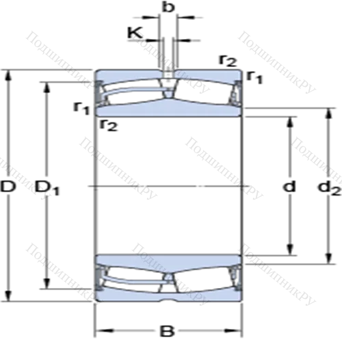 Сферические роликоподшипники с цилиндрическими и коническими отверстиями 22244-2CS 5/VT 143 от производителя  SKF Сферические роликоподшипники с цилиндрическими и коническими отверстиями 22244-2CS 5/VT 143 от производителя  SKF