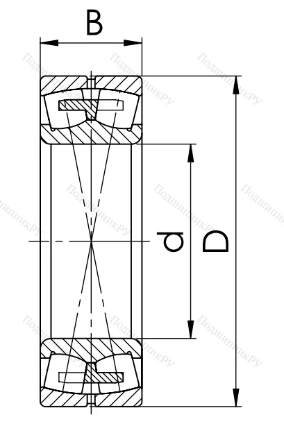 Сферический роликовый подшипник 3003130 AMH (23030 MBW 33) в Екатеринбурге