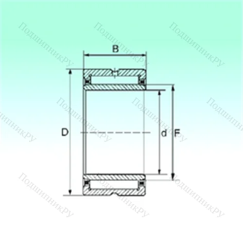 Подшипник игольчатый радиальный NKI 28/20 от производителя  NBS