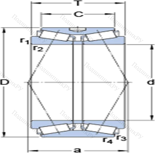 Двухрядные конические роликоподшипники конфигурации TDO BT 2B 332761 от производителя  SKF Двухрядные конические роликоподшипники конфигурации TDO BT 2B 332761 от производителя  SKF
