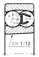 Подшипник  111605 (2305K) размер 25x62x24 от производителя  CRAFT