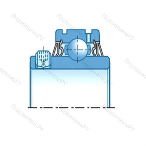Подшипник шариковый радиальный UCS 310D 1