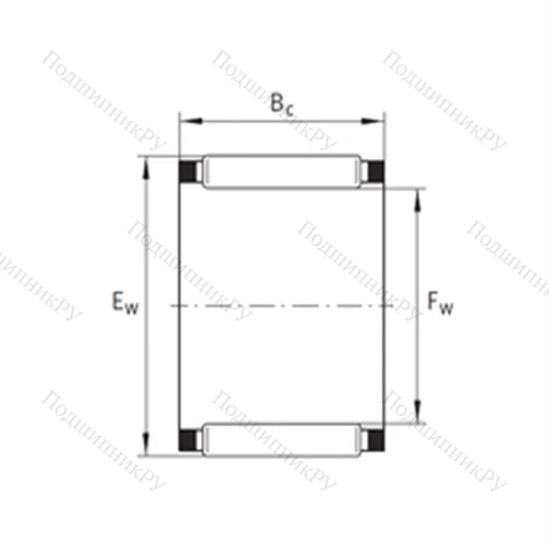 Подшипник игольчатый радиальный K 42X 47X 17 от производителя  INA