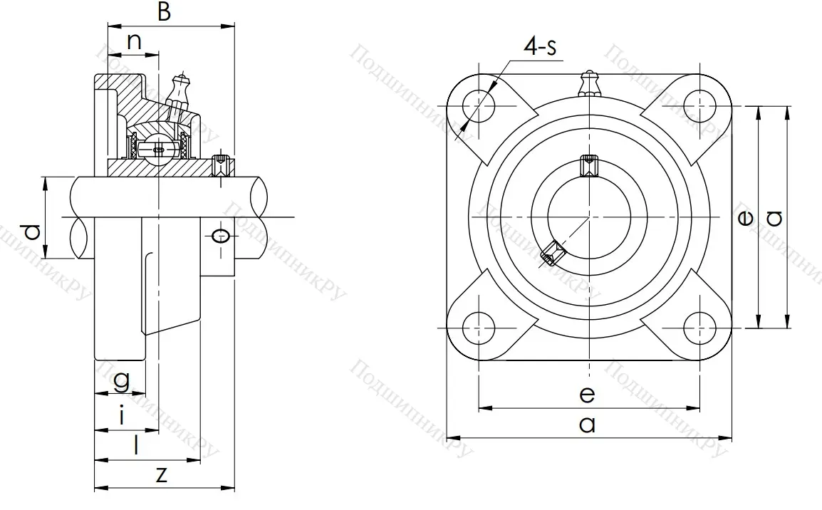 Подшипниковый корпус  F 205 в Екатеринбурге