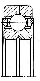 Подшипник  176324 (QJ 324) размер 120x260x55