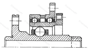 Подшипник  300098 размер 8x25,5/35x31
