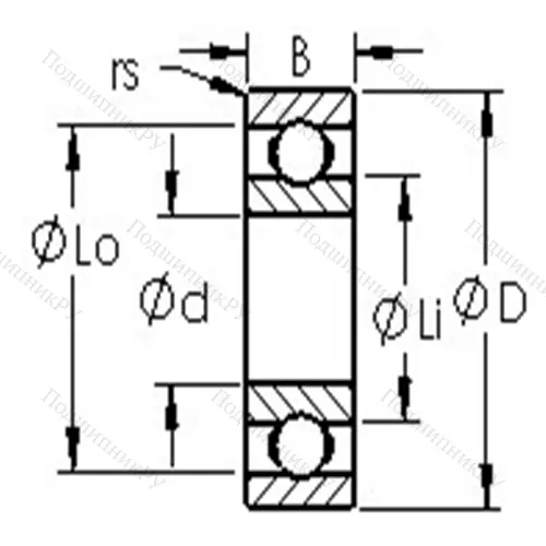 Подшипники шариковые радиальные метрическая серия из нержавеющей стали 672H от производителя  AST Подшипники шариковые радиальные метрическая серия из нержавеющей стали 672H от производителя  AST