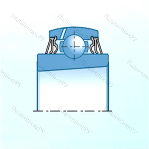 Подшипник шариковый радиальный UK 319D 1