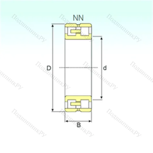 Подшипник роликовый радиальный NN 3016 KTN/SP