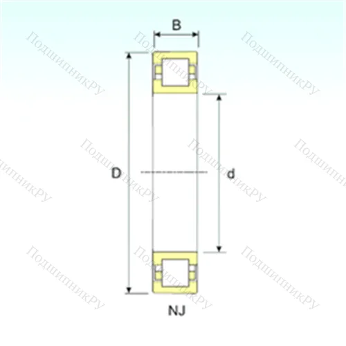 Подшипник роликовый радиальный NUP 29/600 от производителя  ISB