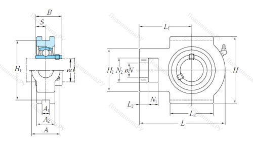 Подшипниковый узел UCT 211 J в Екатеринбурге
