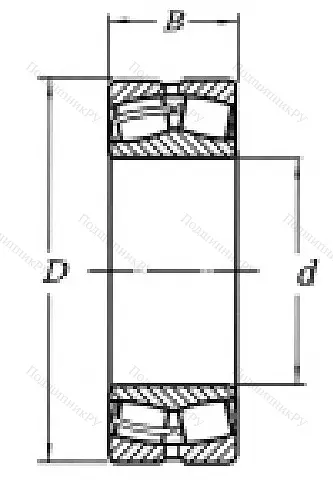 Сферический роликовый подшипник 3003140 Н (23040 MW 33) в Екатеринбурге