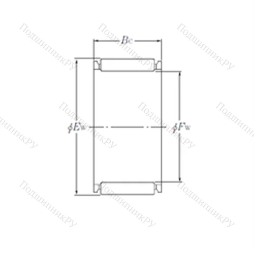Подшипник игольчатый радиальный K 45?52?18