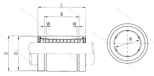 Подшипник LM 25 UU в Екатеринбурге