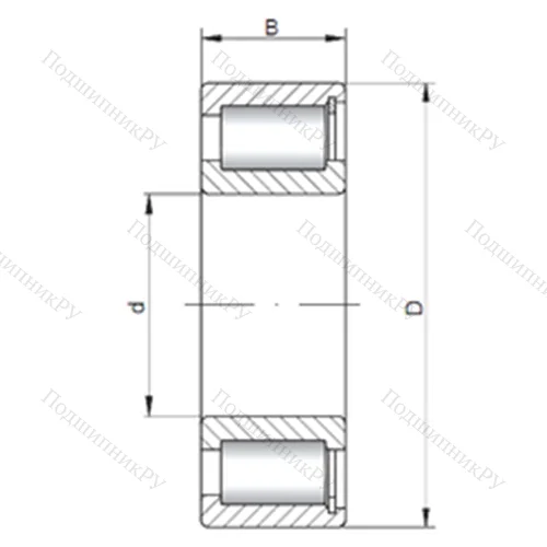 Подшипник роликовый радиальный NCF 3004 V от производителя  CX