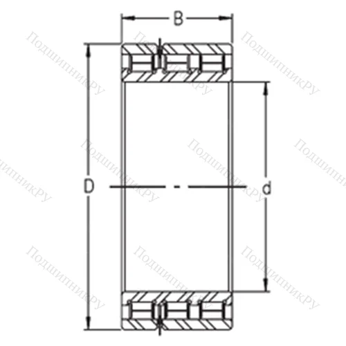 Подшипник роликовый радиальный SL 14 934