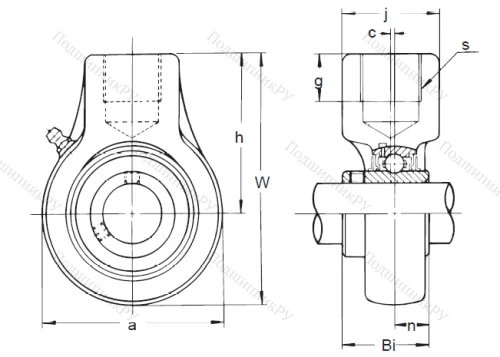 Подшипниковый узел UCECH 210 в Екатеринбурге