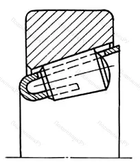 Модификация подшипника 977909К1 размер 46,673x72x17,2 от производителя  ГПЗ-1 Модификация подшипника 977909К1 размер 46,673x72x17,2 от производителя  ГПЗ-1