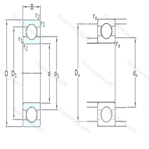 Подшипник шариковый радиальный 6216/HC 5C 3 от производителя  SKF