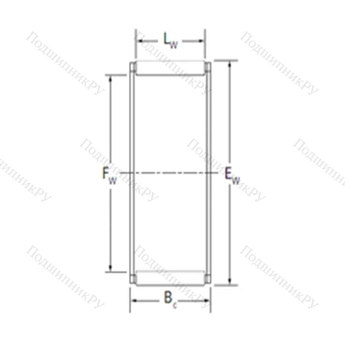 Подшипник игольчатый радиальный K 14X 18X 10BE