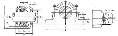 Подшипниковый корпус SNL 515 TG (SNK 515-612) в Екатеринбурге