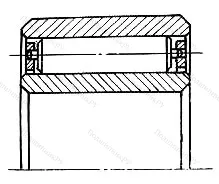 Модификация подшипника 6-3004244М размер 220x400x144 от производителя  ГПЗ-1