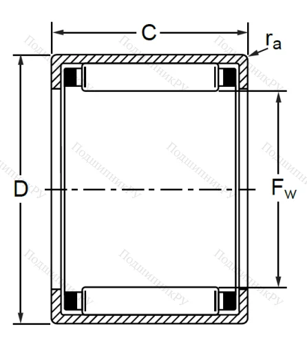 Подшипник HK 3516 AS 1 в Екатеринбурге