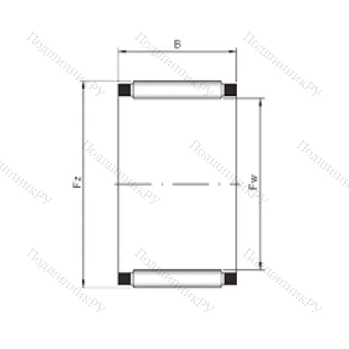 Подшипник игольчатый радиальный K 100X 107X 20 от производителя  CX
