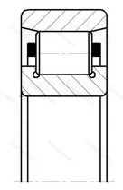 Подшипник  N 2215 (2515) размер 75x130x31 от производителя  SKF