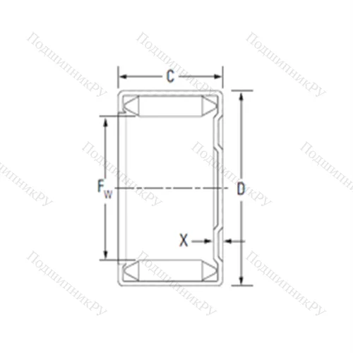 Подшипник игольчатый радиальный M 28241 от производителя  KOYO
