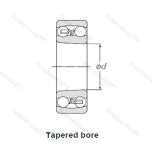 Подшипник шариковый радиальный самоцентрирующийся 2210K