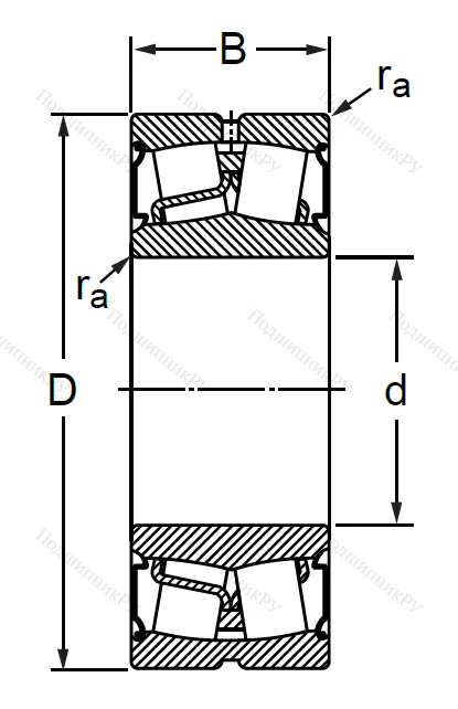Сферический роликовый подшипник BS 2-2214 2CS (BS 2-2214 2CS) в Екатеринбурге