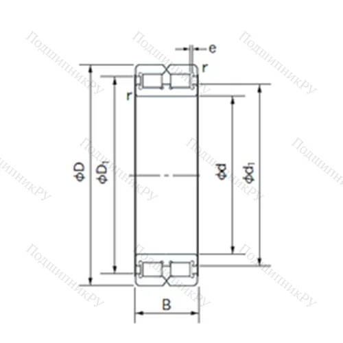 Подшипник роликовый радиальный RC 4932