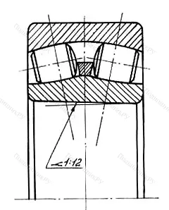 Подшипник  3153218 (23218K) размер 90x160x52,4 от производителя  BBC Подшипник  3153218 (23218K) размер 90x160x52,4 от производителя  BBC