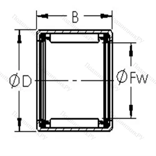 Подшипники игольчатые, дюймовая серия SCE 1014PP от производителя  AST