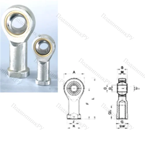 Подшипник скольжения сферический SIL 25T/K от производителя  CRAFT