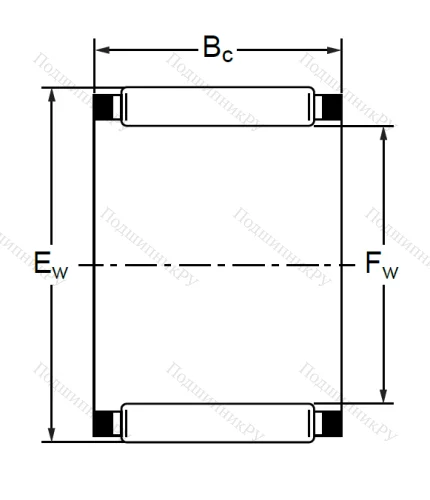 Подшипник K 45x65x50 W (KT) в Екатеринбурге