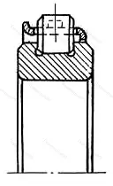 Подшипник  RN 208 (502208) размер 40x70x18 от производителя  FAG