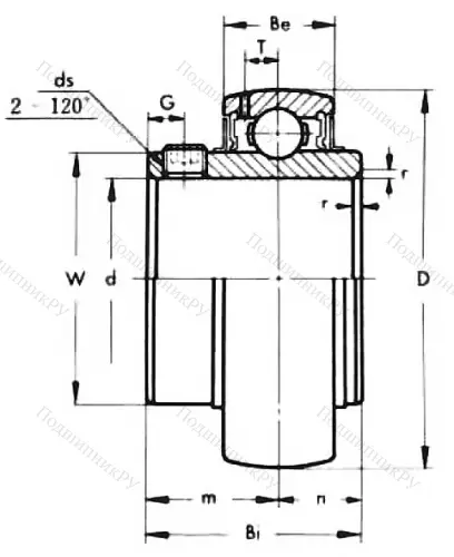 Корпусный подшипник UC 204-12 в Екатеринбурге