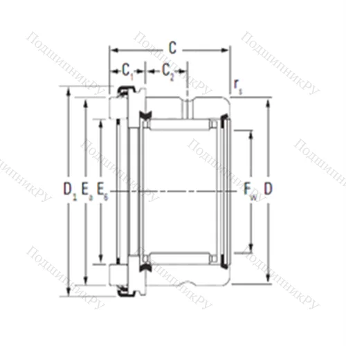 Подшипник комбинированный RAX 550 от производителя  TIMKEN Подшипник комбинированный RAX 550 от производителя  TIMKEN