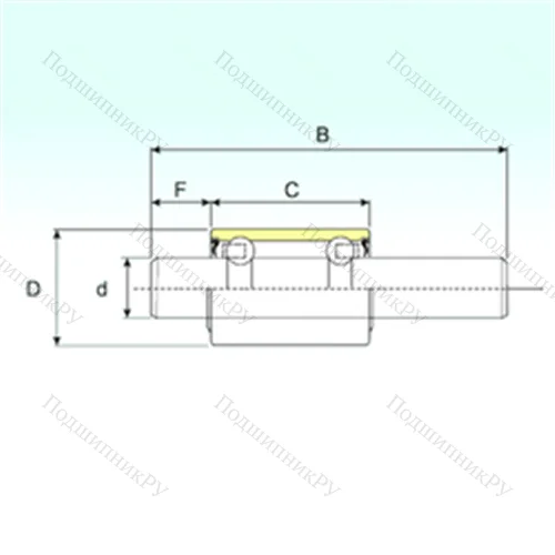 Подшипник шариковый радиальный WB 1630136