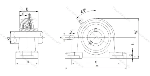 Подшипниковый узел UCP 211 в Екатеринбурге