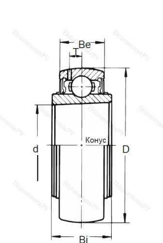 Корпусный подшипник UK 208 в Екатеринбурге