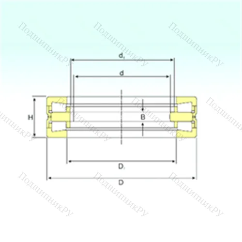 Подшипник роликовый упорный 350981 C от производителя  ISB