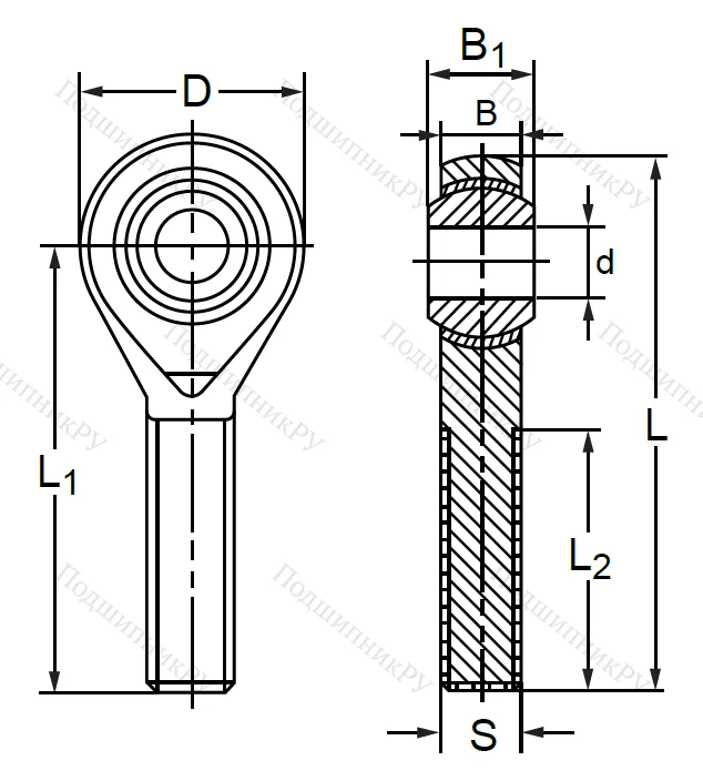 Шарнирная головка POS 5 L в Екатеринбурге