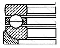 Подшипник  53205+U 205 (18205) размер 25x47/50x19 от производителя  SKF