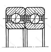 Модификация подшипника 5-436208Л размер 40x80x36 от производителя  ГПЗ-3