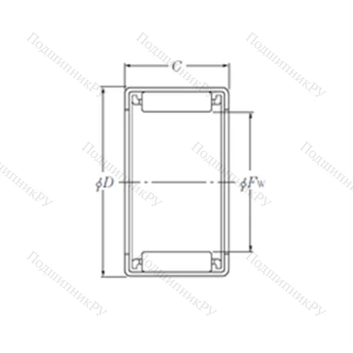 Подшипник игольчатый радиальный HMK 2920 от производителя  NTN