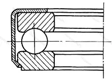 Модификация подшипника 9588217С9 размер 85x125x24,5 от производителя  ГПЗ-2